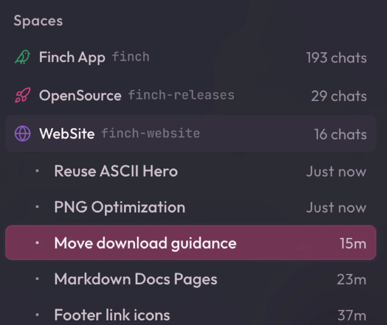 Local AI knowledge interface preview